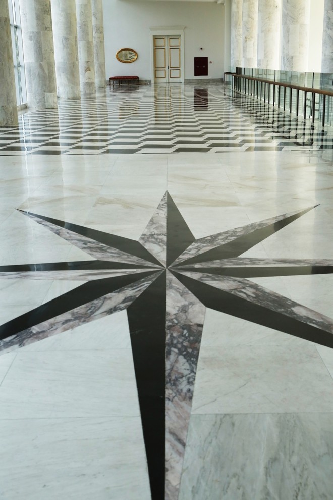 Detalhe do piso do Palácio Iguaçu | 