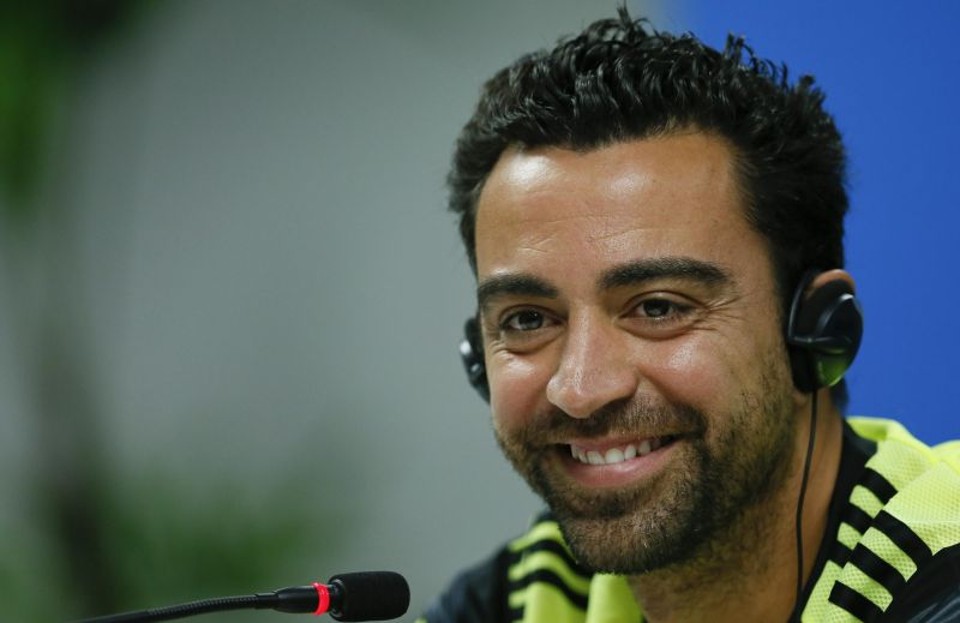 O meia espanhol Xavi confia no bicampeonato da Espanha | EFE / Juanjo Martin