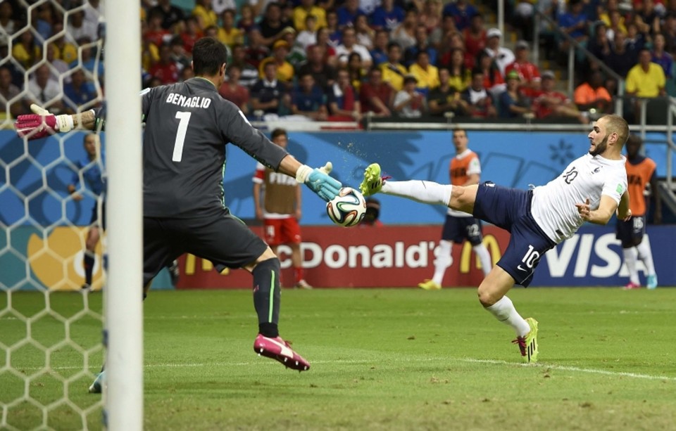 Com o gol diante da Suíça, atacante é um dos atilheiros do Mundial | Jorge Silva/Reuters