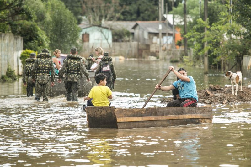 Mais de 12 mil moradores da cidade ao Sul do Paraná continuam desalojados | Marcelo Andrade/ Gazeta do Povo