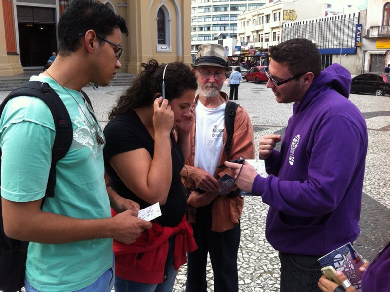 AudioWalk apresenta as atrações curitibanas aos visitantes | Reprodução/Facebook