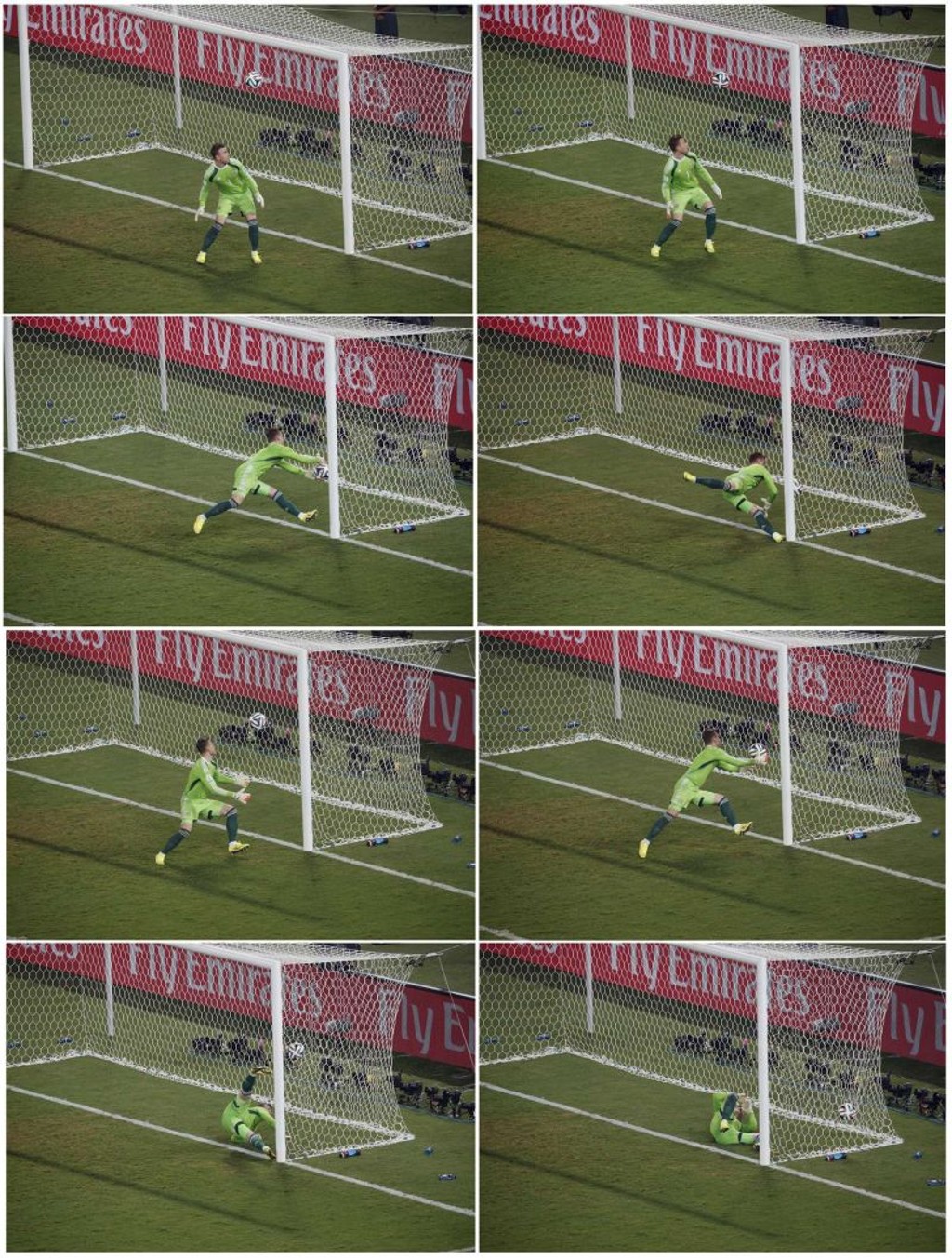 O frango tomado pelo goleiro russo Akinfeev, frame a frame