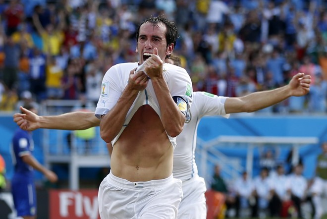 Godín, o herói uruguaio diante da Itália | Toru Hanai/Reuters