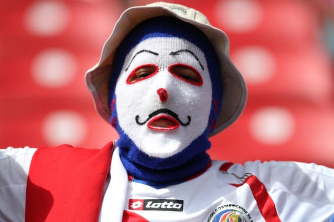 Torcedor da Seleção Costarriquenha no Estádio Pernambuco | 