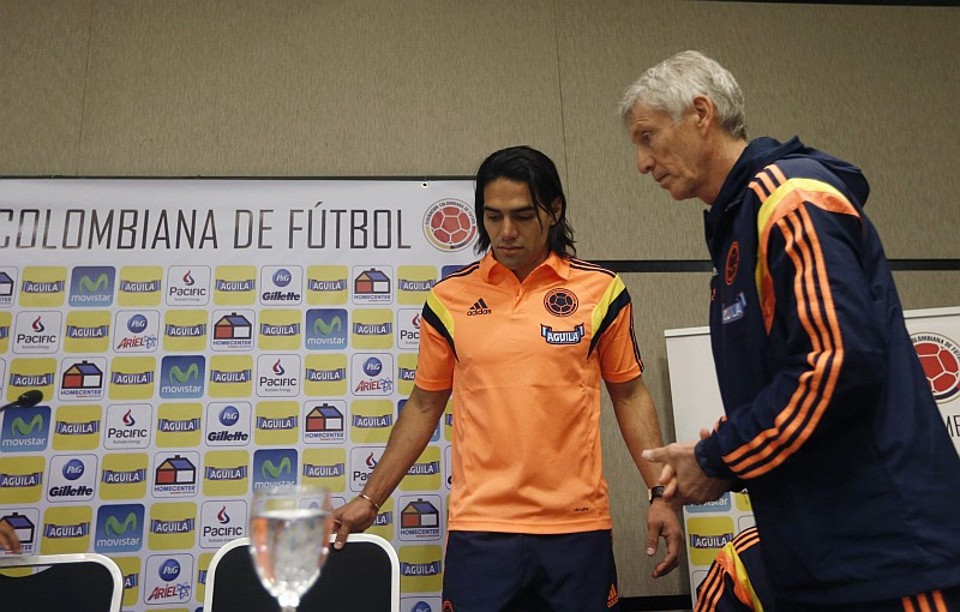 Falcao García não conseguiu convencer José Pekerman de que teria condições de jogar a Copa | Enrique Marcarián / Reuters