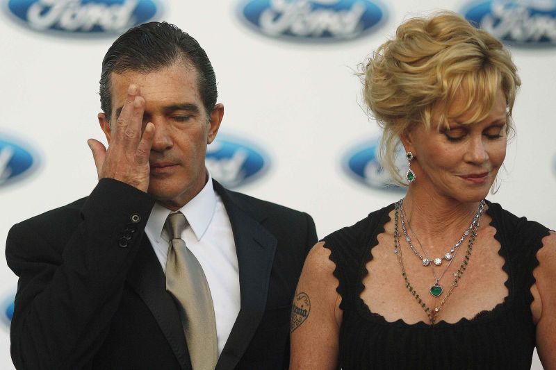O ator espanhol Antonio Banderas e a atriz americana Melanie Griffith | REUTERS/Jon Nazca/Files
