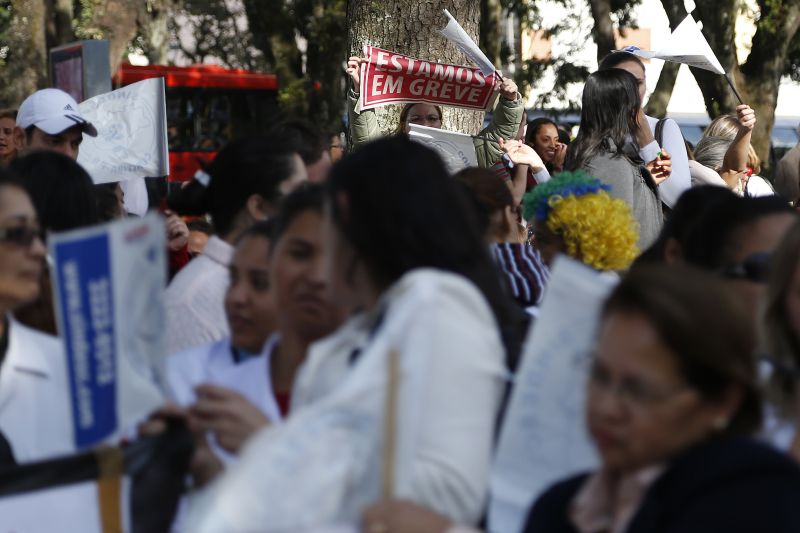 Ato em Curitiba | Henry Milleo/Agência de Notícias Gazeta do Povo