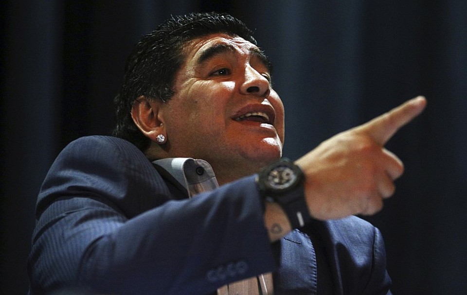 Maradona demonstrou otimismo contido em entrevista nesta segunda-feira | Paulo Whitaker / Reuters