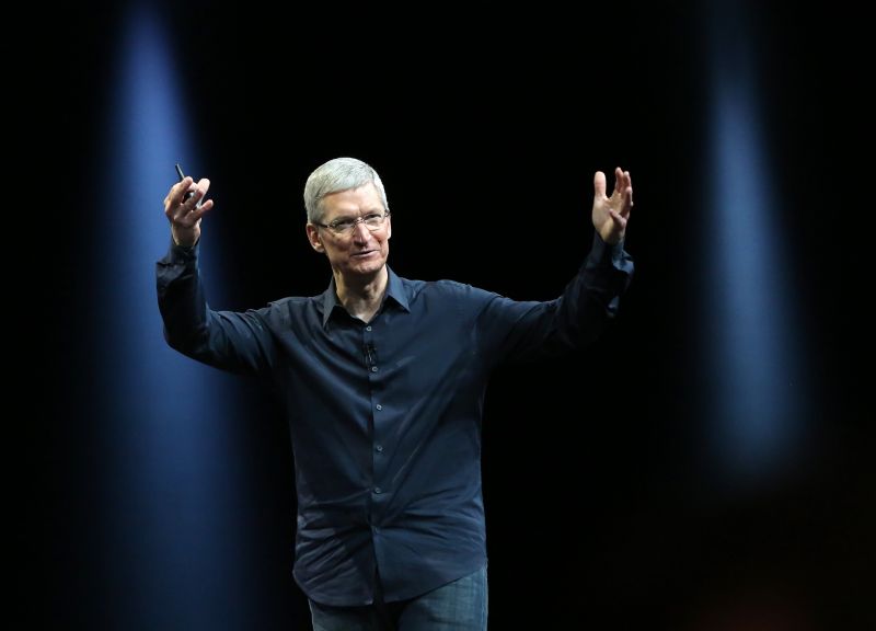 CEO da Apple, Tim Cook, apresentou Healthkit e outros apps para os dispositivos móveis da empresa em conferência para desenvolvedores. | Robert Galbraith/Reuters.