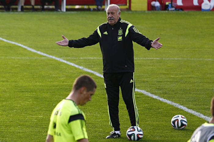 Vicente del Bosque, técnico campeão em 2010, comanda a atual equipe espanhola | Felipe Rosa / Gazeta do Povo