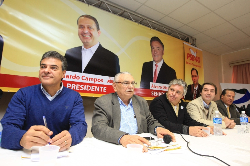 Richa na reunião: PSB e PSDB são aliados tradicionais no estado | Ivonaldo Alexandre/Gazeta do Povo