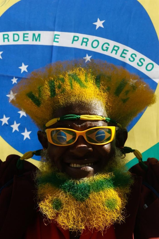 Torcedo goiano na partida entre Brasil e Panamá | 