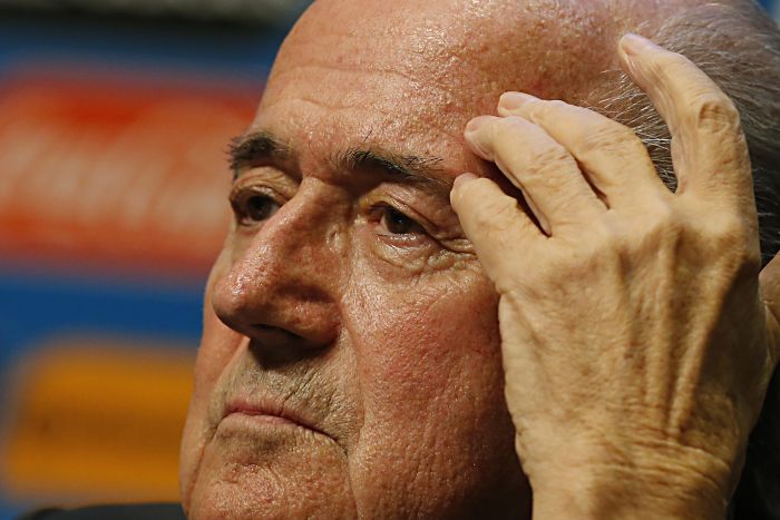 Joseph Blatter, presidente da Fifa, quer usar renda da Copa como manobra para reeleição | Albari Rosa/Gazeta do Povo