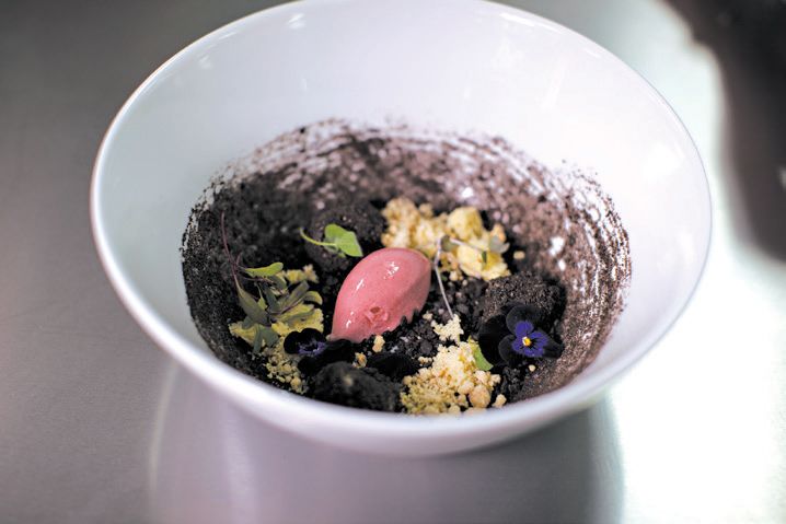 No restaurante Madrigal, há uma torta inspirada na cidade de Valle de Antón | Nicholas Gill para The New York Times