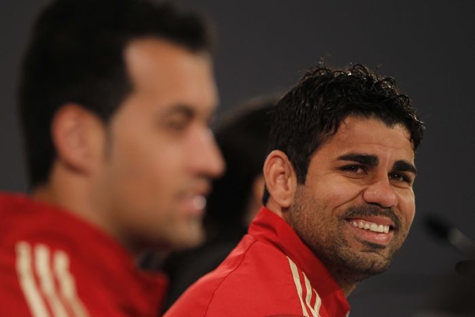 Diego Costa falou pela primeira vez no CT do Caju | Jonathan Campos / Gazeta do Povo