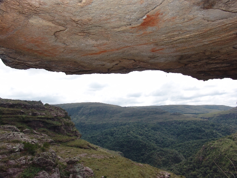 No Parque Guartelá há pinturas feitas há milhares de anos | Fotos: Divulgação