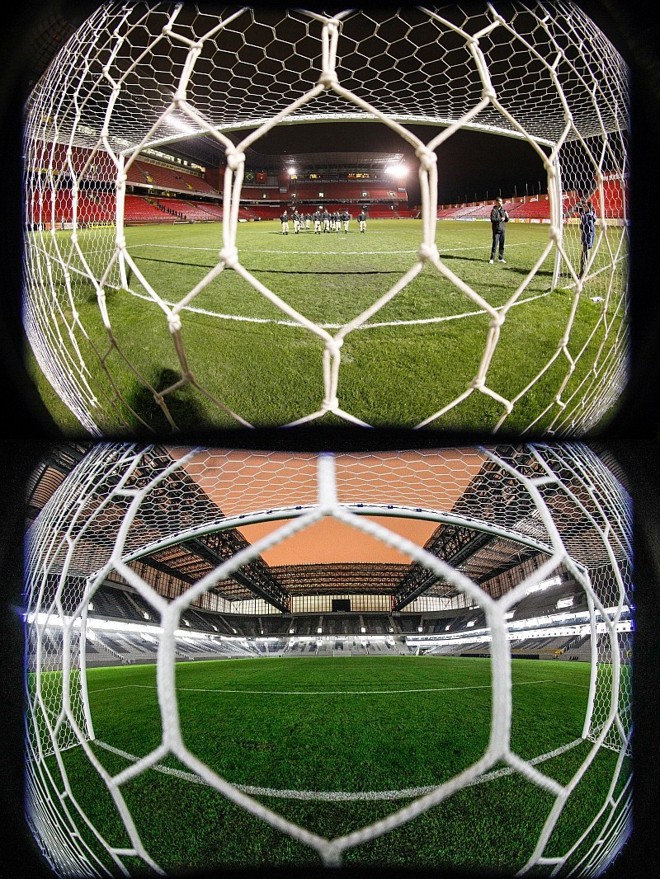 De dentro do gol, o telão chama a atenção, além da eliminação dos pontos cegos | 