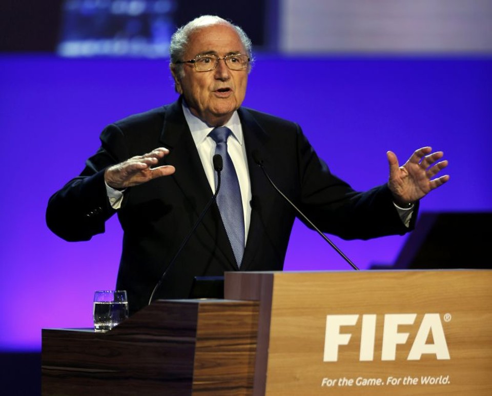 Blatter conseguiu derrubar a proposta de limitar a idade para os candidatos a presidente da Fifa, durante congresso da entidade em São Paulo | REUTERS / Paulo Whitaker