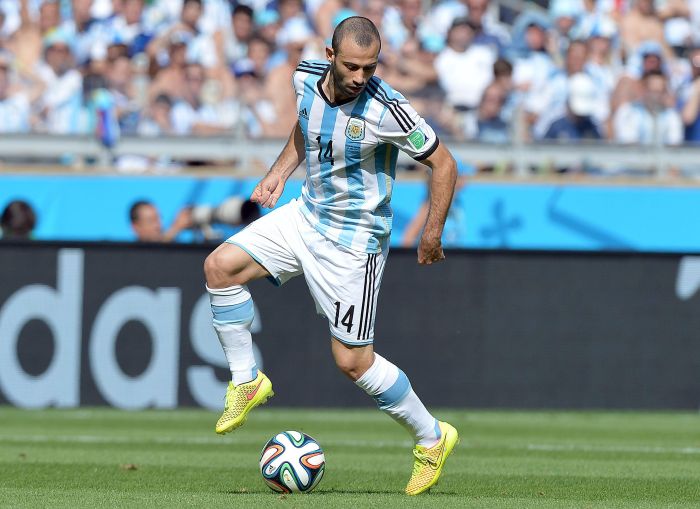 Mascherano estreou na seleção argentina em um amistoso contra o Uruguai, em 2003 | EFE / Peter Powell