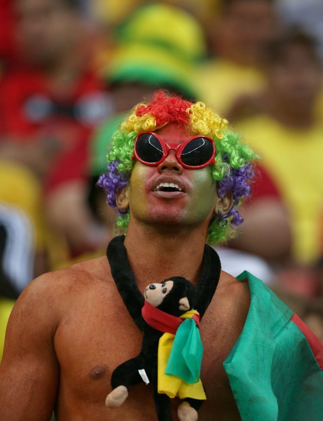Torcedor de Camarões na Arena da Amazônia | 
