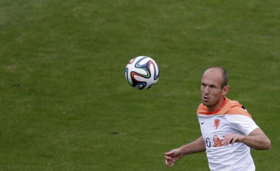 Arjen Robben, atacante da Holanda, aponta que sua seleçaõ está em grupo difícil | Reuters
