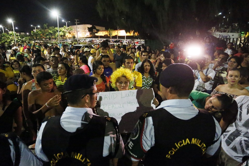 Seleção brasileira fugiu do público em Fortaleza | Albari Rosa/ Gazeta do Povo