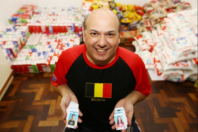 O professor Vladimir Rodrigues, idealizador do álbum e da copinha | 