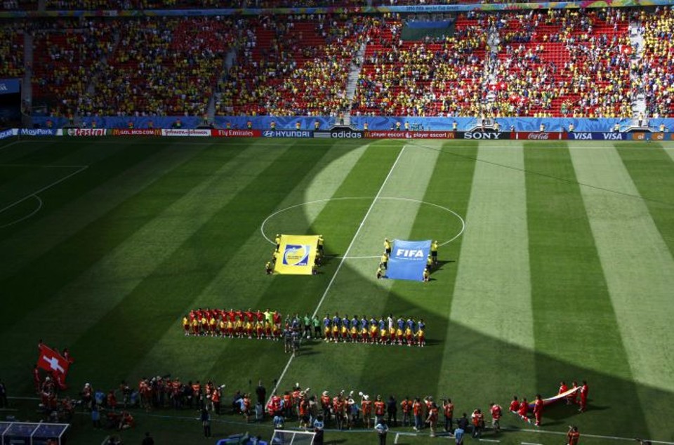 Em Brasília, estádio teve lugares vazios na partida entre Suiça e Equador | Reuters