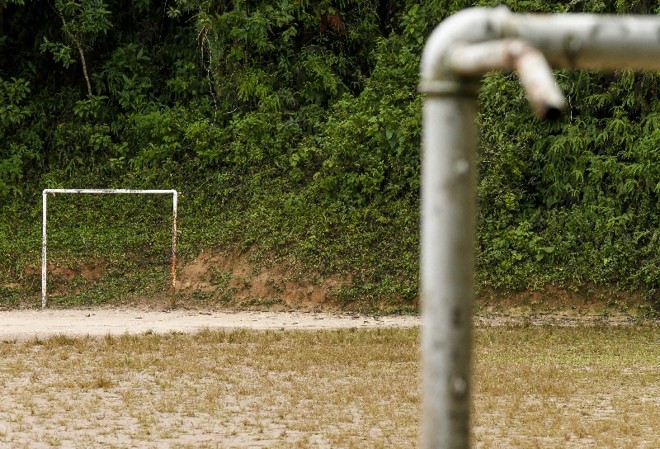 Campo da Barreira, local onde Garrincha deu os primeiros passos no futebol. | 