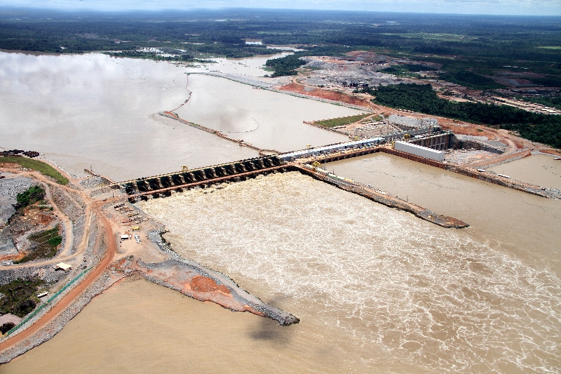 Construção da usina de Santo Antônio, em Rondônia, é financiada, em parte, pelas debêntures | Divulgação/Santo Antônio Energia