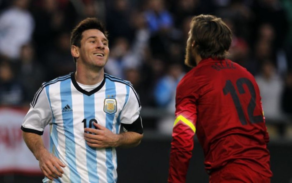 Messi comemora gol diante da Eslovênia: meia está confiante no título da Argentina | Reuters