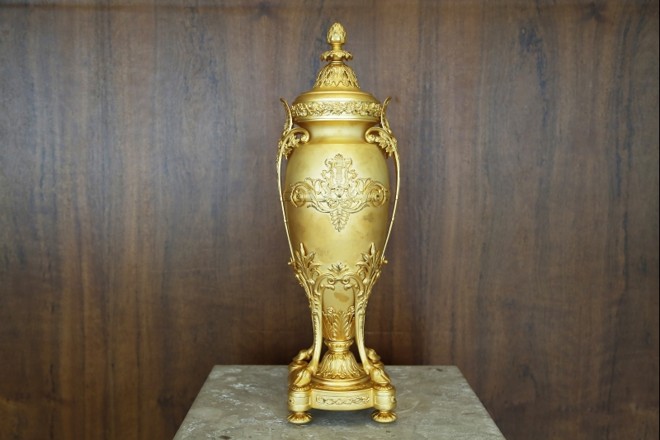 Detalhe de objeto de arte que faz parte do acervo do Palácio Iguaçu | 