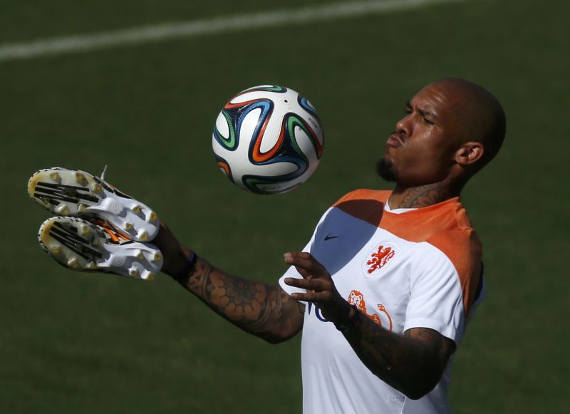 Jogador holandês Nigel de Jong | REUTERS/Pilar Olivares