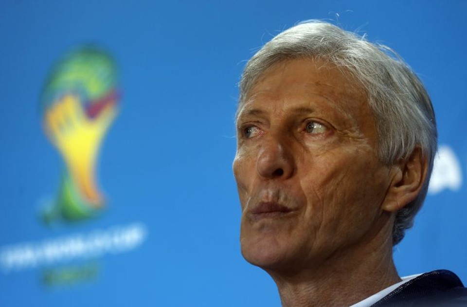 O técnico da Colômbia, o argentino José Pekerman, apostou em jovens atacantes para defender a seleção no lugar do lesionado Falcao Garcia | EFE / Felipe Trueba