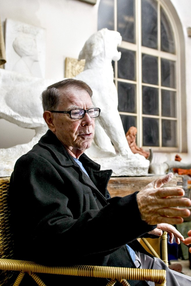 O curador José Roberto Teixeira Leite: mergulho na obra de Turin |