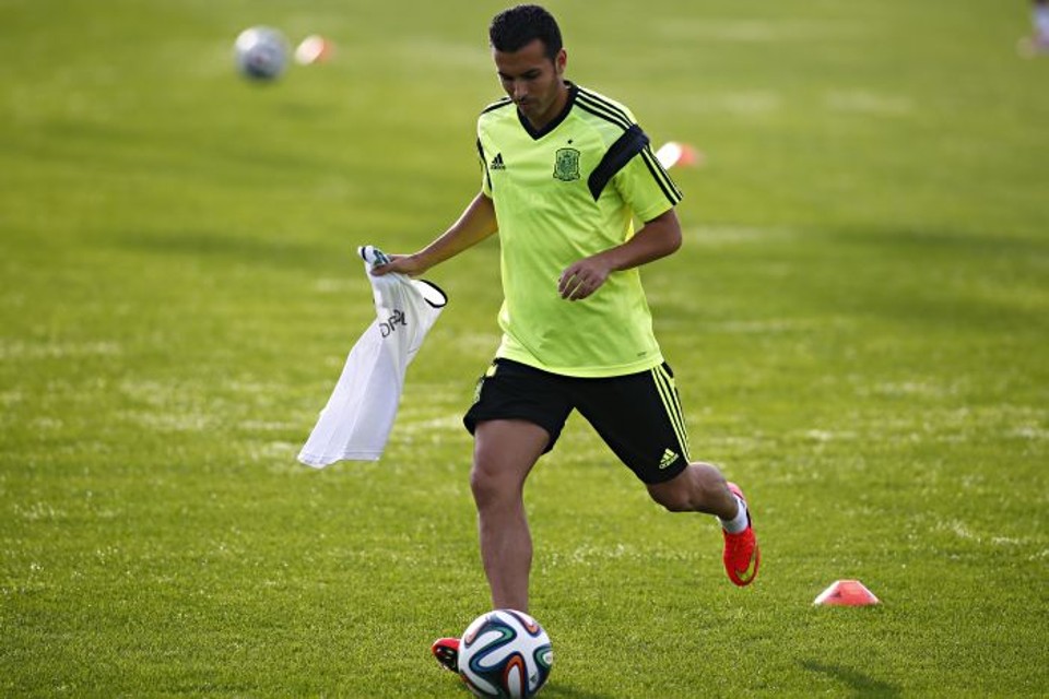 O atacante Pedro deverá ser titular da Espanha na partida contra o Chile | Felipe Rosa/Gazeta do Povo