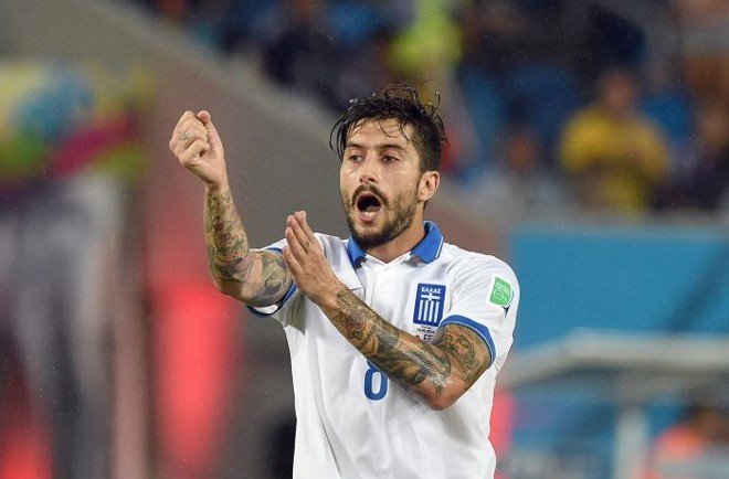 Panagiotis Kone, da Grécia, reclama de falta da equipe japonesa | 