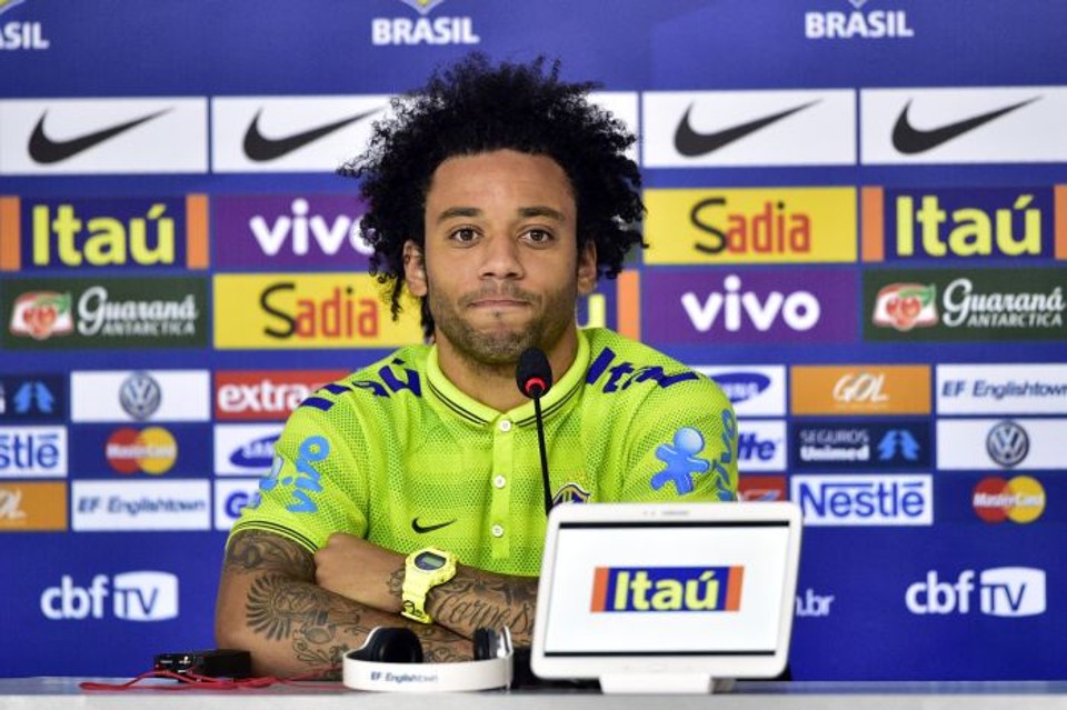 Para o lateral Marcelo, o comportamento dos torcedores brasileiros como coisa de outro mundo | Gaspar Nóbrega / VIPCOMM