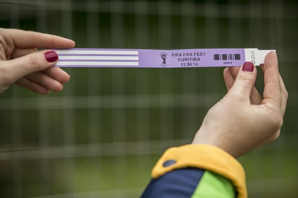 Pulseiras-ingresso para a Fan Fest são distribuídas e válidas apenas para o próprio dia em que são retiradas | Antônio More