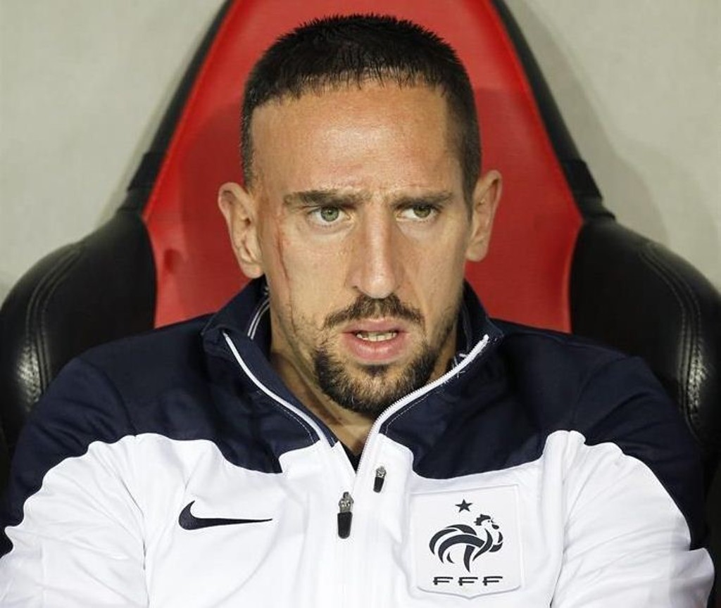 A participação do atacante francês Ribéry na final da Copa da Alemanha
