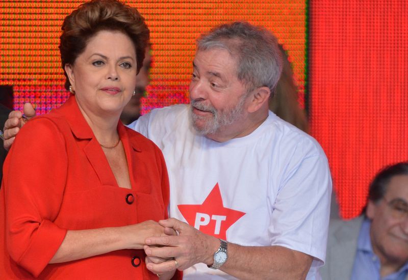 Presidente Dilma e o ex-presidente Lula durante a Convenção Nacional do PT | Fabio Rodrigues Pozzebom/Agência Brasil