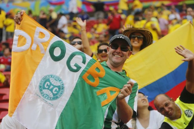 Torcedor do Coritiba no apoio a Costa do Marfim em Brasília |