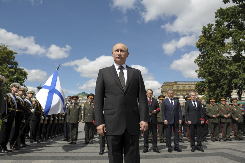 Presidente russo, Vladmir Putin, durante cerimônia em memória da Invasão Nazista à União Soviética | Alexei Druzhinin/Reuters