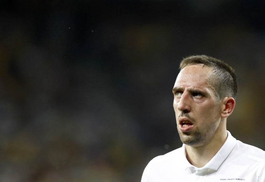 Ribéry foi cortado três dias antes da seleção francesa embarcar para o Brasil