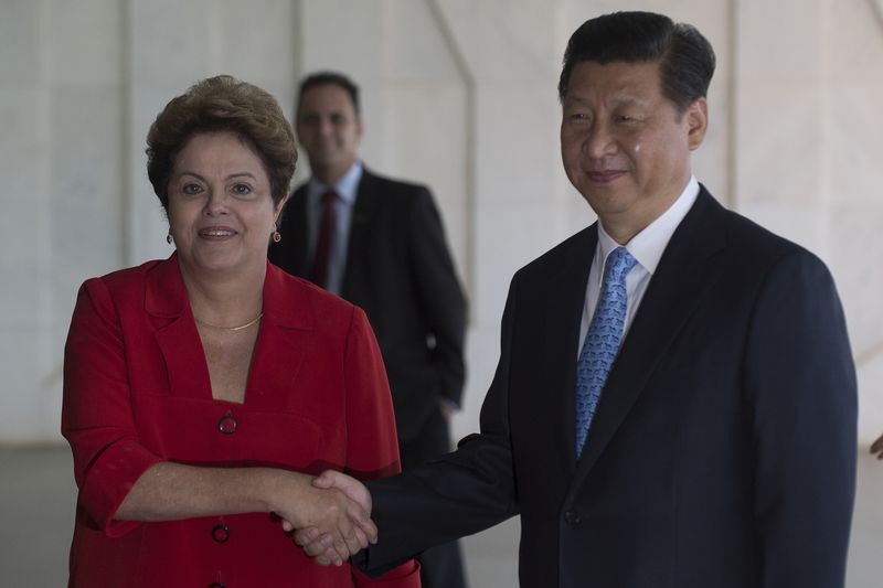 Dilma Rousseff e o presidente chinês, Xi Jinping | Marcelo Camargo/Agência Brasil
