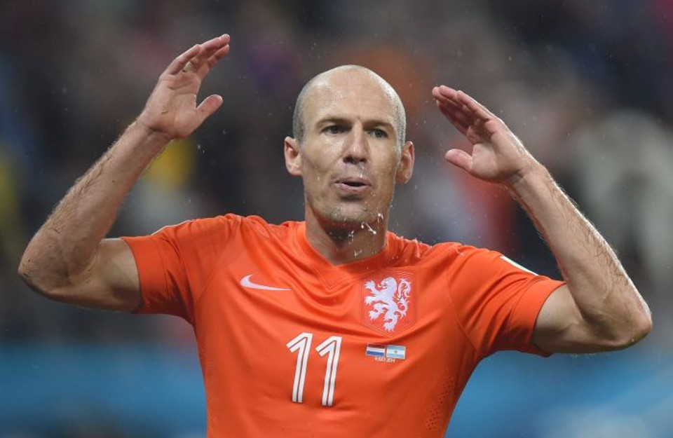 Para o atacante holandês Robben, a Argentina não terá chances contra a Alemanha | EFE / Marius Becker