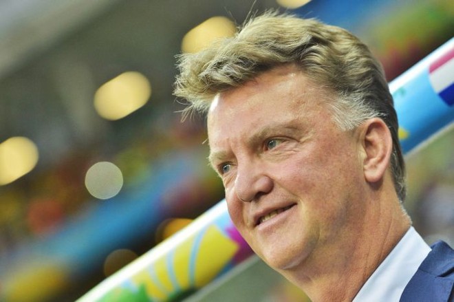 Técnico da Holanda Louis van Gaal na partida contra a Costa Rica |