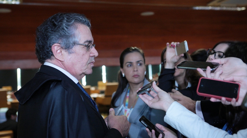 Marco Aurélio, relator do caso no STF, considera que o pedido de prisão é parte de briga política | Carlos Humberto/SCO/STF