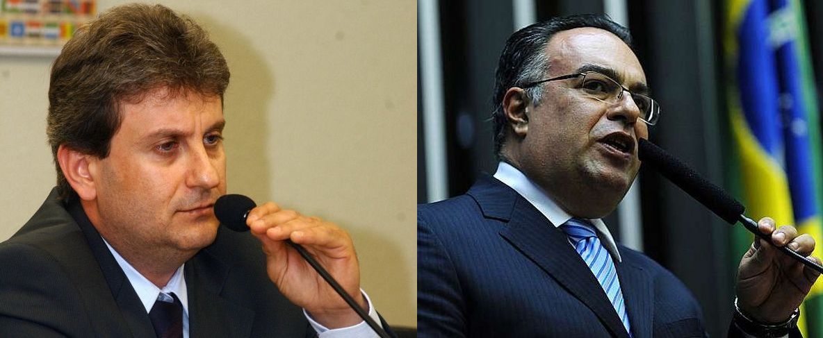 Polícia Federal suspeita que Vargas (à direita) tenha intercedido em favor de uma das empresas de Youssef (à esquerda) | José Cruz/ABr e Laycer Tomaz/Câmara dos Deputados