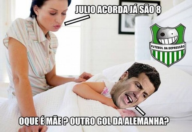 Goleiro brasileiro Julio Cesar não foi poupado | 